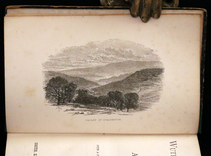 1889 Rare Victorian Book - Wuthering Heights by Emily Brontë and Agnes Grey by Anne Brontë.