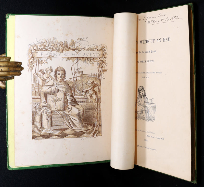 1868 First Edition - The Story Without an End by Sarah Austin, Illustrated