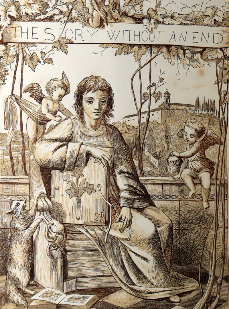 1868 First Edition - The Story Without an End by Sarah Austin, Illustrated