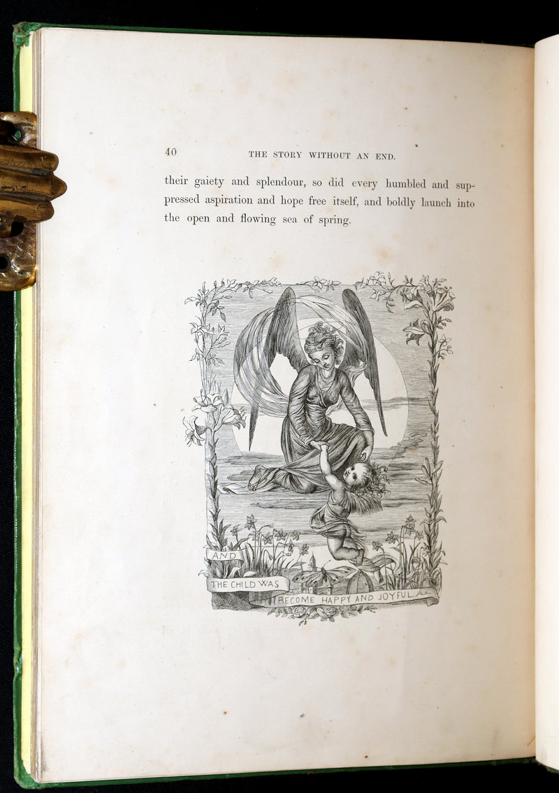 1868 First Edition - The Story Without an End by Sarah Austin, Illustrated