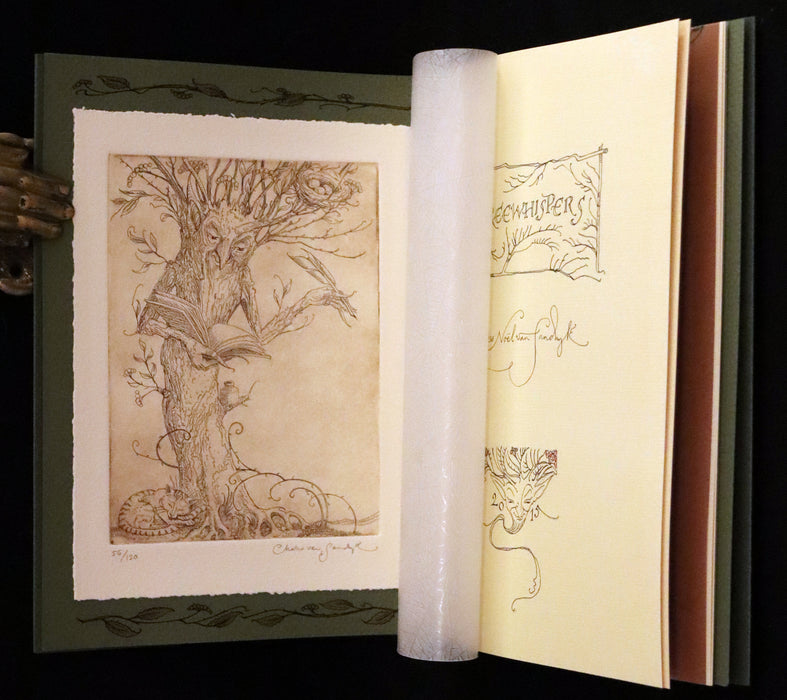 2015 Scarce Limited Deluxe First Edition - Tree Whispers by Charles van Sandwyk. #56 of 120 copies.