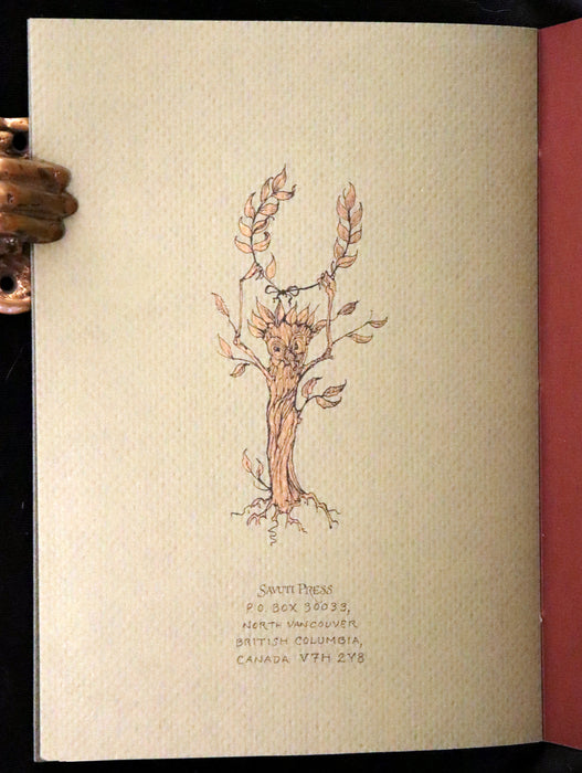 2015 Scarce Limited Deluxe First Edition - Tree Whispers by Charles van Sandwyk. #56 of 120 copies.