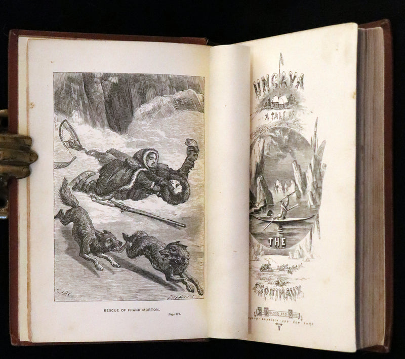 1875 Scarce edition - UNGAVA, A Tale of Esquimau Land by Robert Michael Ballantyne