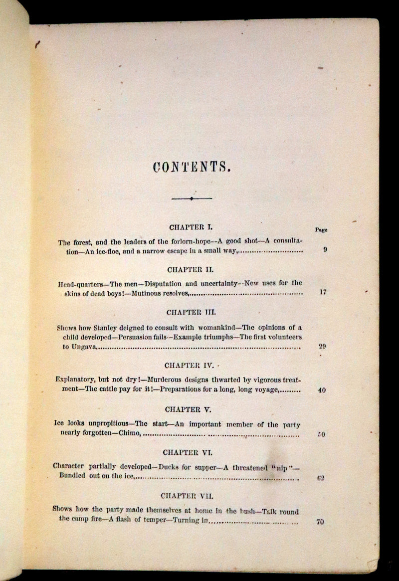 1875 Scarce edition - UNGAVA, A Tale of Esquimau Land by Robert Michael Ballantyne