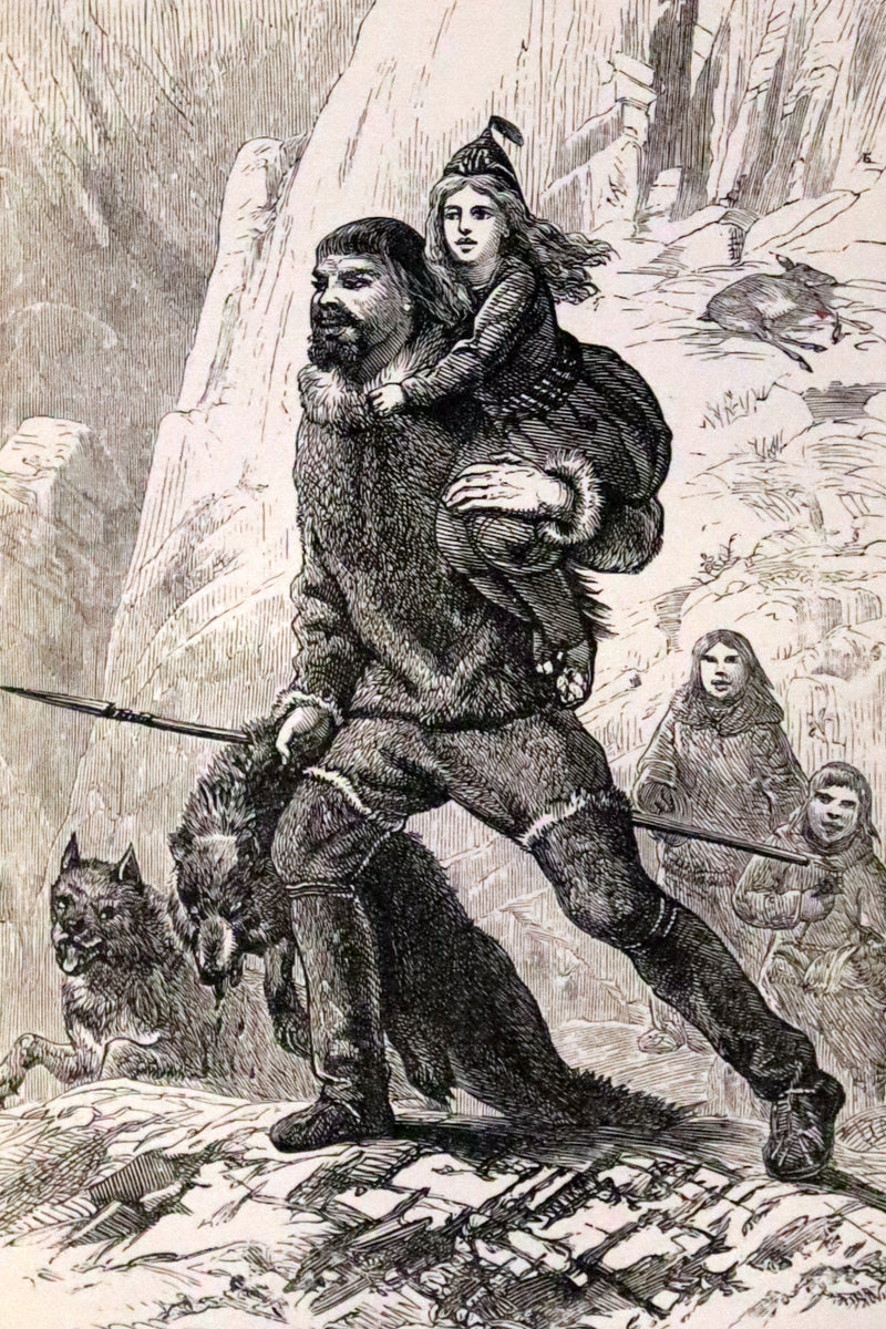 1875 Scarce edition - UNGAVA, A Tale of Esquimau Land by Robert Michael Ballantyne