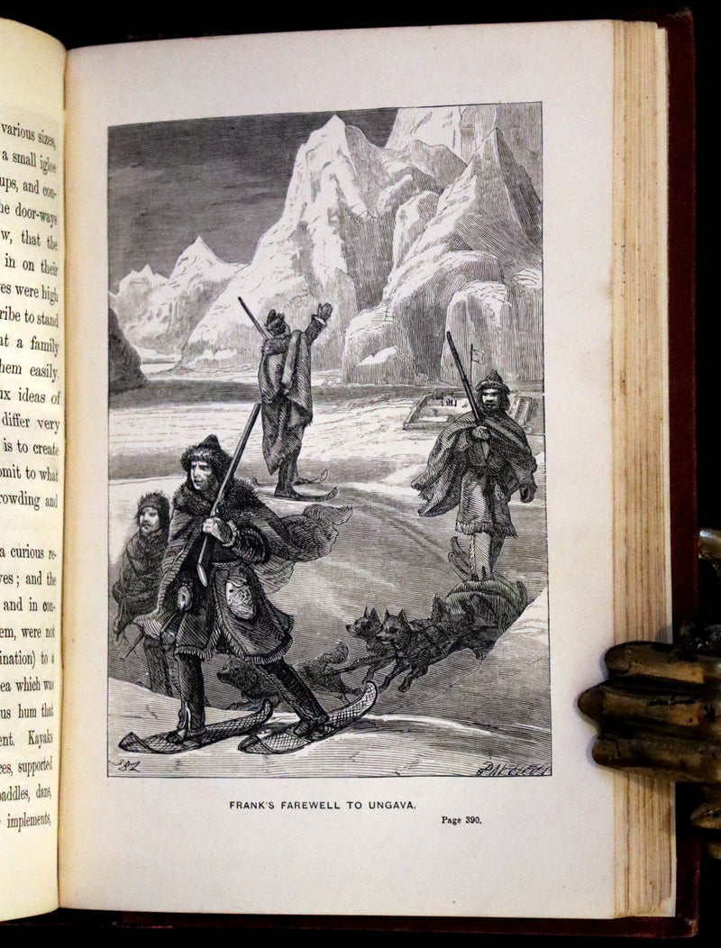 1875 Scarce edition - UNGAVA, A Tale of Esquimau Land by Robert Michael Ballantyne