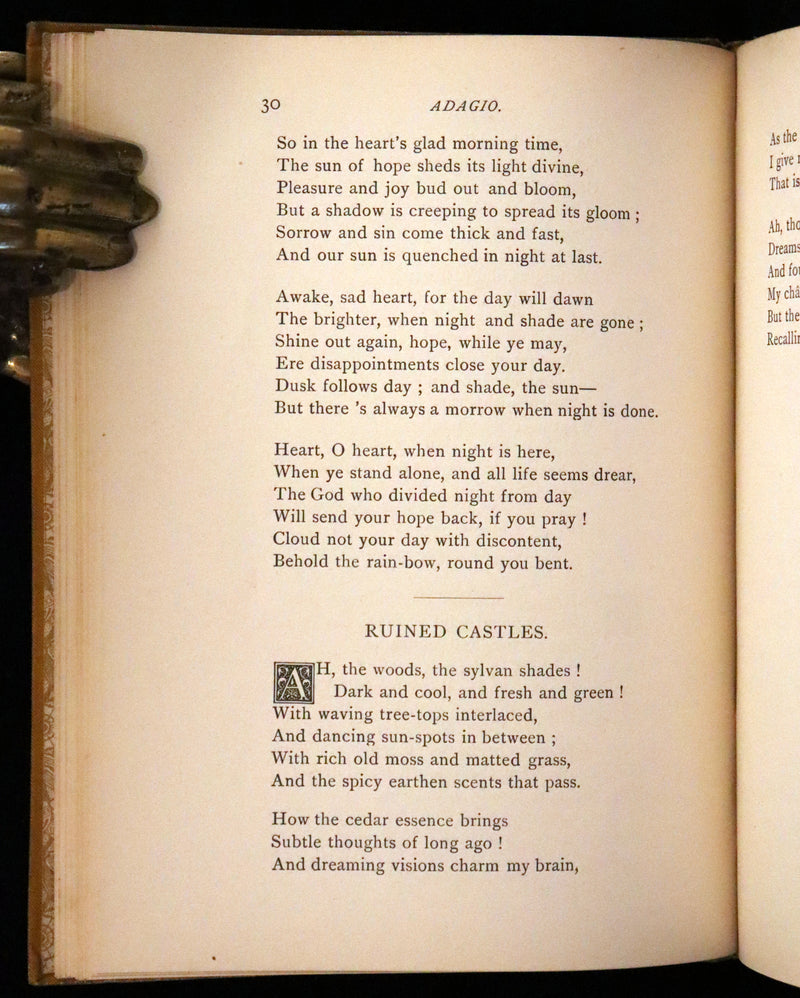 1882 Scarce First Edition - A Symphony in Dreamland by Alice E. Lord.