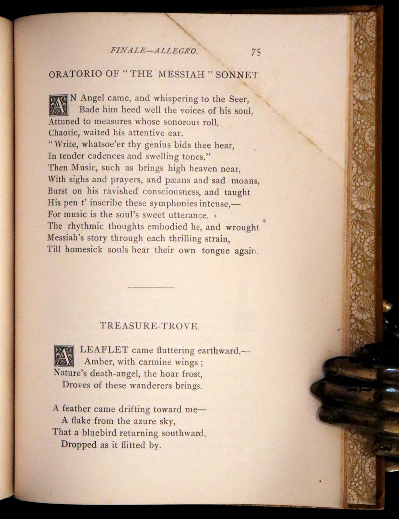 1882 Scarce First Edition - A Symphony in Dreamland by Alice E. Lord.