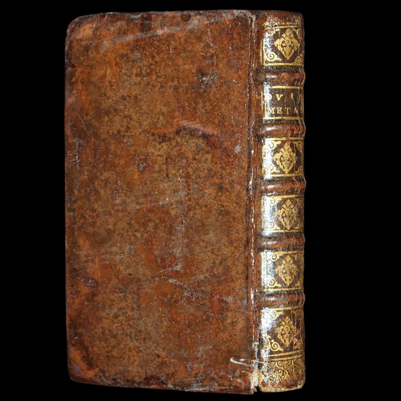 1668 Rare Latin Book - OVID's Metamorphoses - Metamorphoseon libri XV cum notis Farnabii.