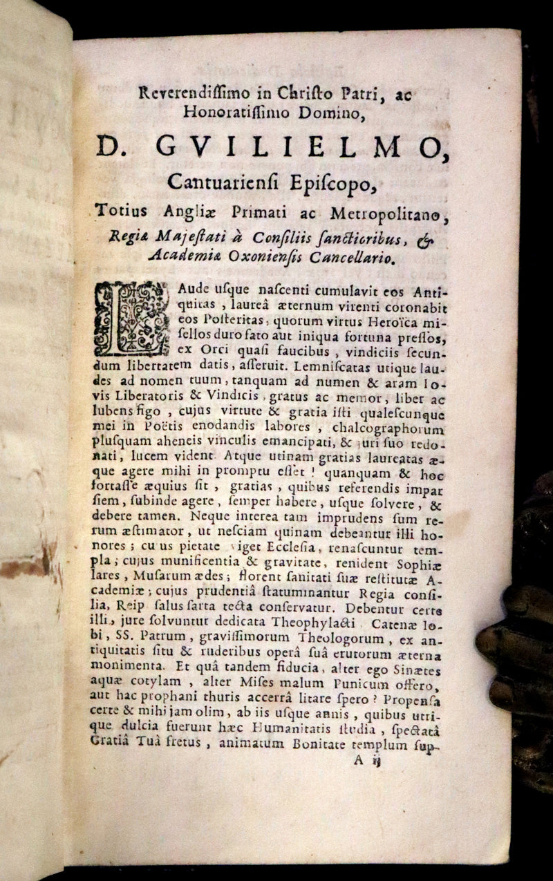 1668 Rare Latin Book - OVID's Metamorphoses - Metamorphoseon libri XV cum notis Farnabii.
