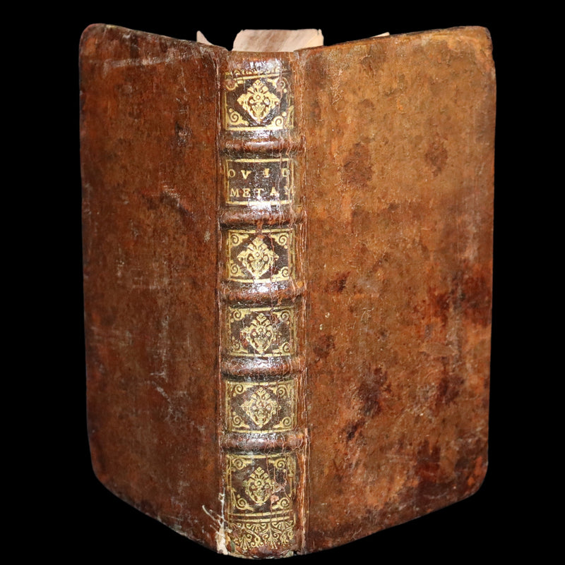 1668 Rare Latin Book - OVID's Metamorphoses - Metamorphoseon libri XV cum notis Farnabii.