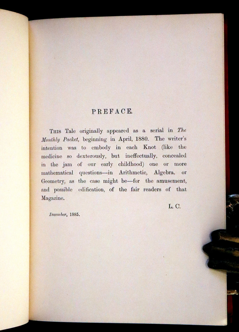 1886 Rare Book - A Tangled Tale by Lewis Carroll, illustrated by Arthur B. Frost.