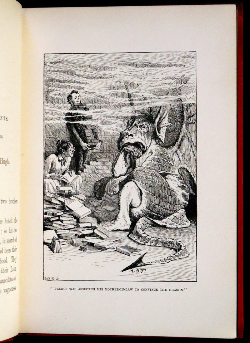 1886 Rare Book - A Tangled Tale by Lewis Carroll, illustrated by Arthur B. Frost.