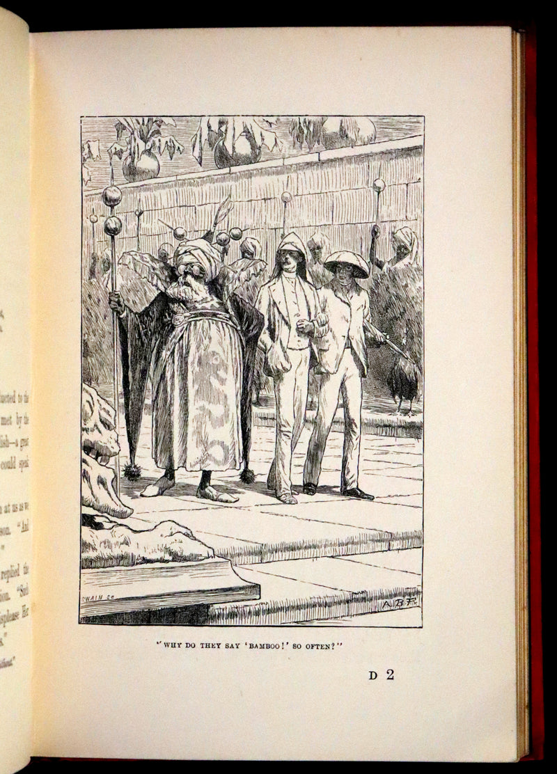 1886 Rare Book - A Tangled Tale by Lewis Carroll, illustrated by Arthur B. Frost.