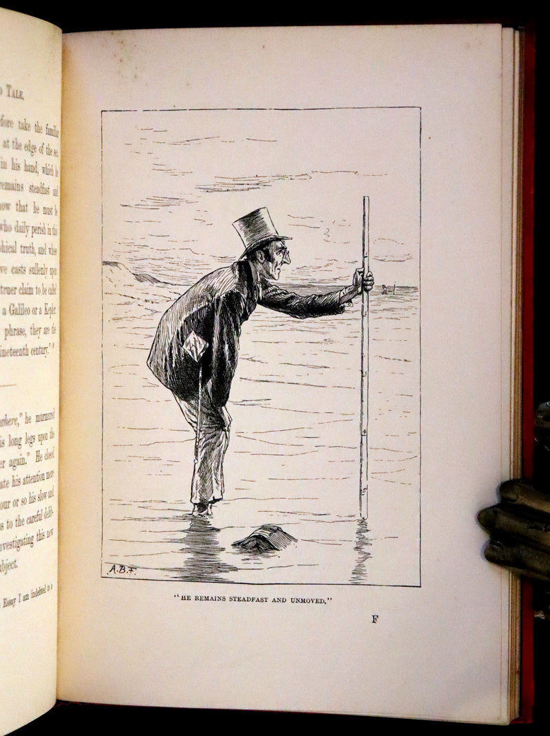 1886 Rare Book - A Tangled Tale by Lewis Carroll, illustrated by Arthur B. Frost.