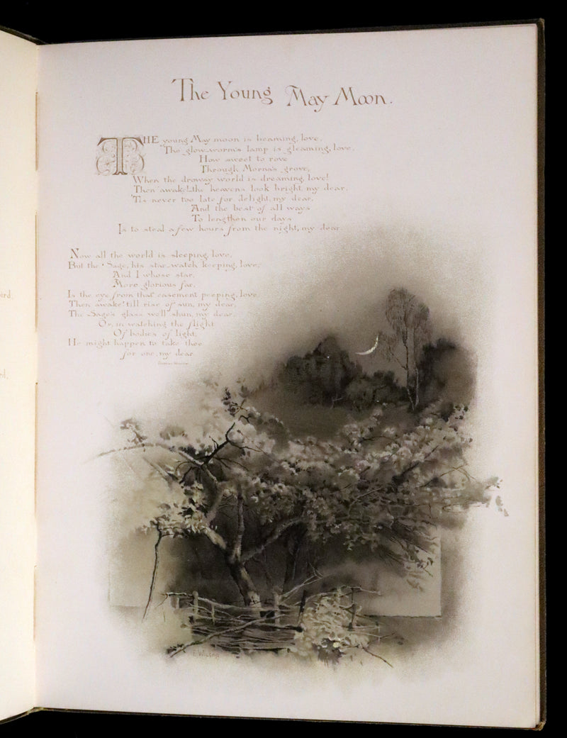 1890 Scarce First Edition -  A Book of Old Ballads beautifully illustrated by Alice Havers.