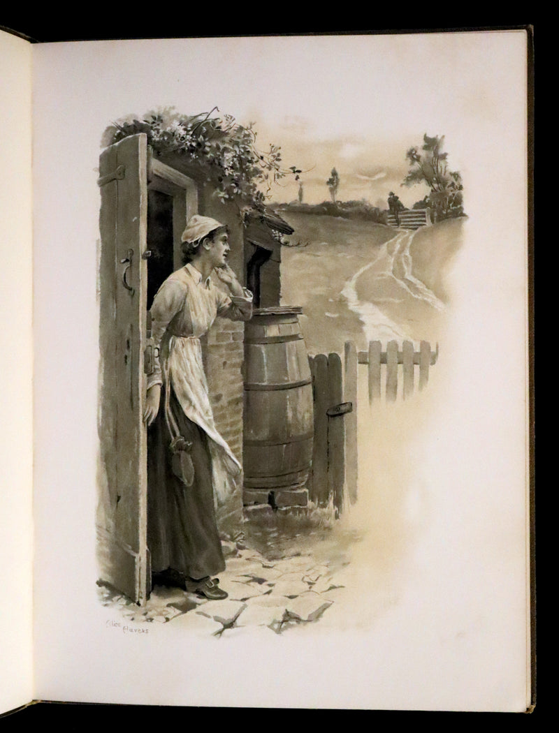 1890 Scarce First Edition -  A Book of Old Ballads beautifully illustrated by Alice Havers.