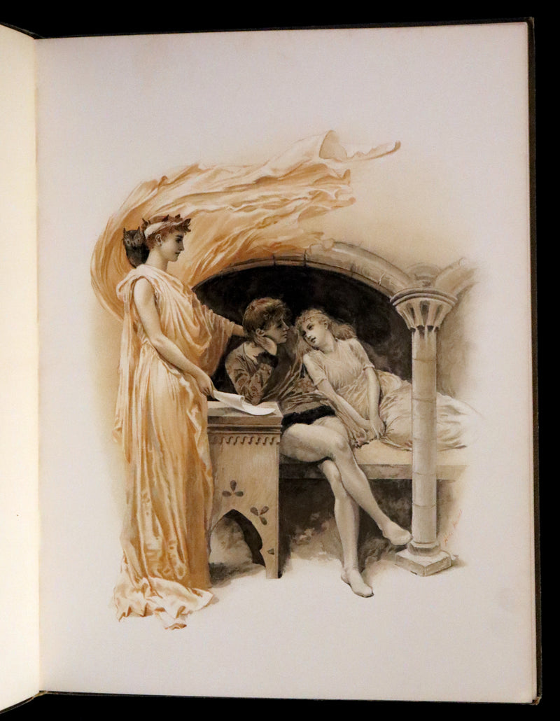 1890 Scarce First Edition -  A Book of Old Ballads beautifully illustrated by Alice Havers.