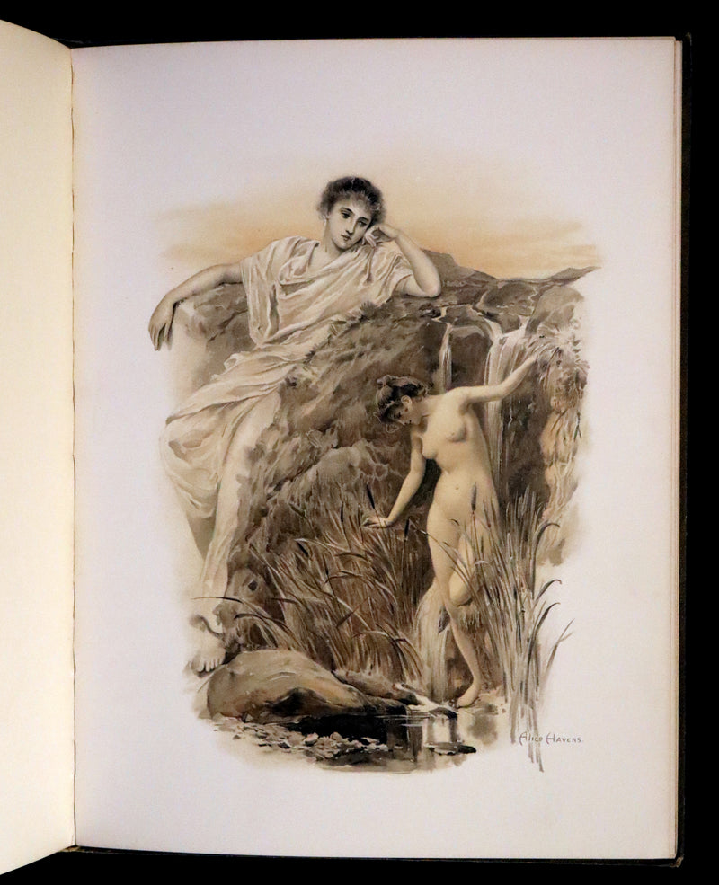 1890 Scarce First Edition -  A Book of Old Ballads beautifully illustrated by Alice Havers.