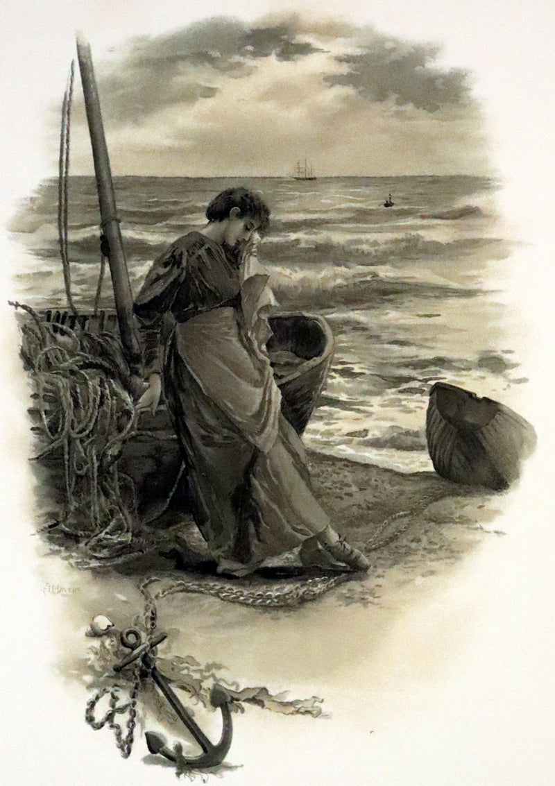 1890 Scarce First Edition -  A Book of Old Ballads beautifully illustrated by Alice Havers.