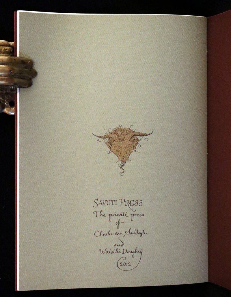 2012 Scarce First Edition - I Believe: Two Poems and a Hidden Thought by Charles van Sandwyk.