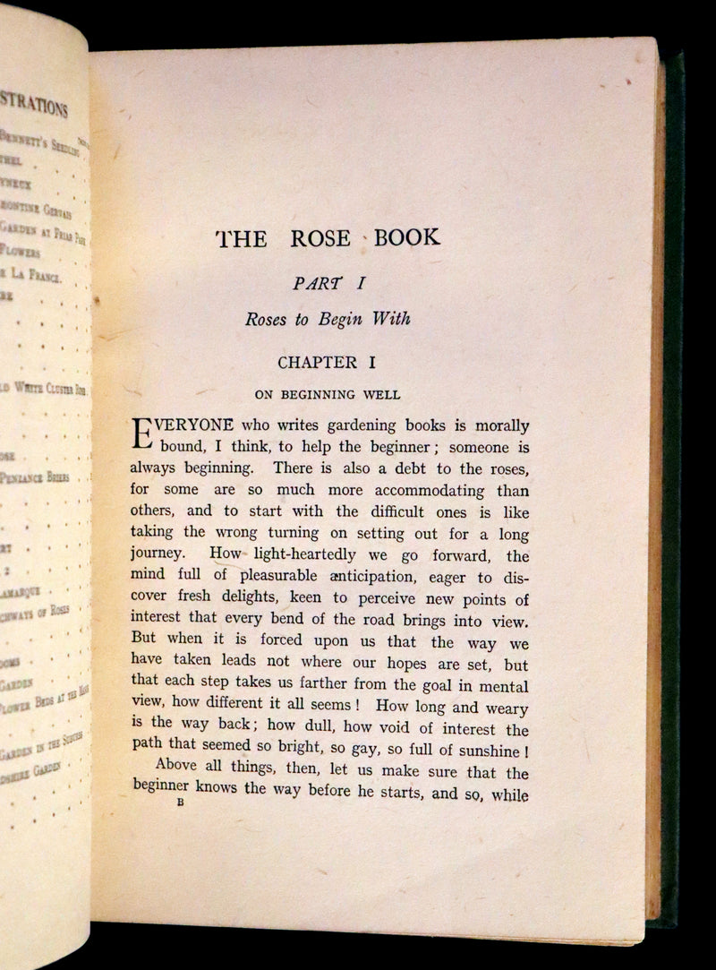 1920 Rare Book - THE ROSE BOOK, A Complete Guide for Amateur Rose Growers by H.H. Thomas.