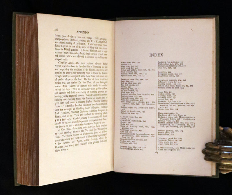 1920 Rare Book - THE ROSE BOOK, A Complete Guide for Amateur Rose Growers by H.H. Thomas.