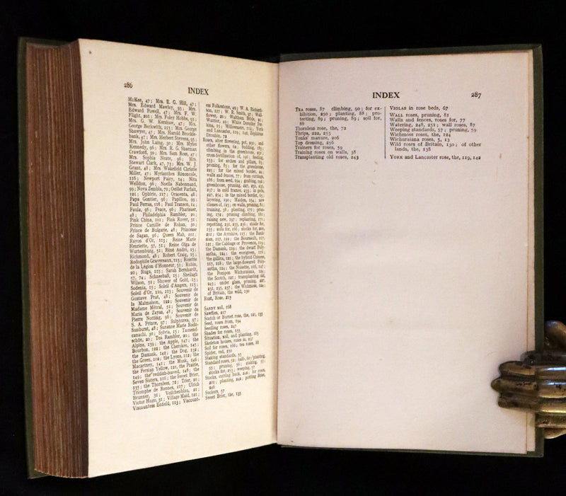 1920 Rare Book - THE ROSE BOOK, A Complete Guide for Amateur Rose Growers by H.H. Thomas.