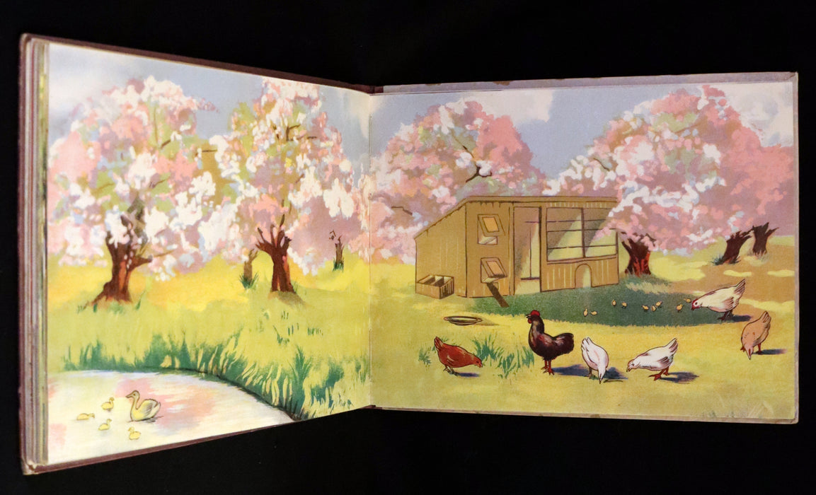 1921 Rare First Edition - My Dolly's Home, Interactive Dollhouse Book by Margarethe Stannard.