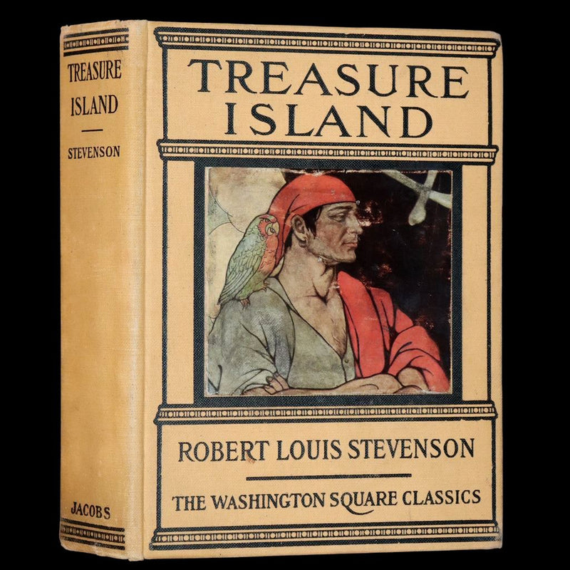 1920 Rare George W. Jacobs Edition - Treasure Island illustrated by Elenore Plaisted Abbott.