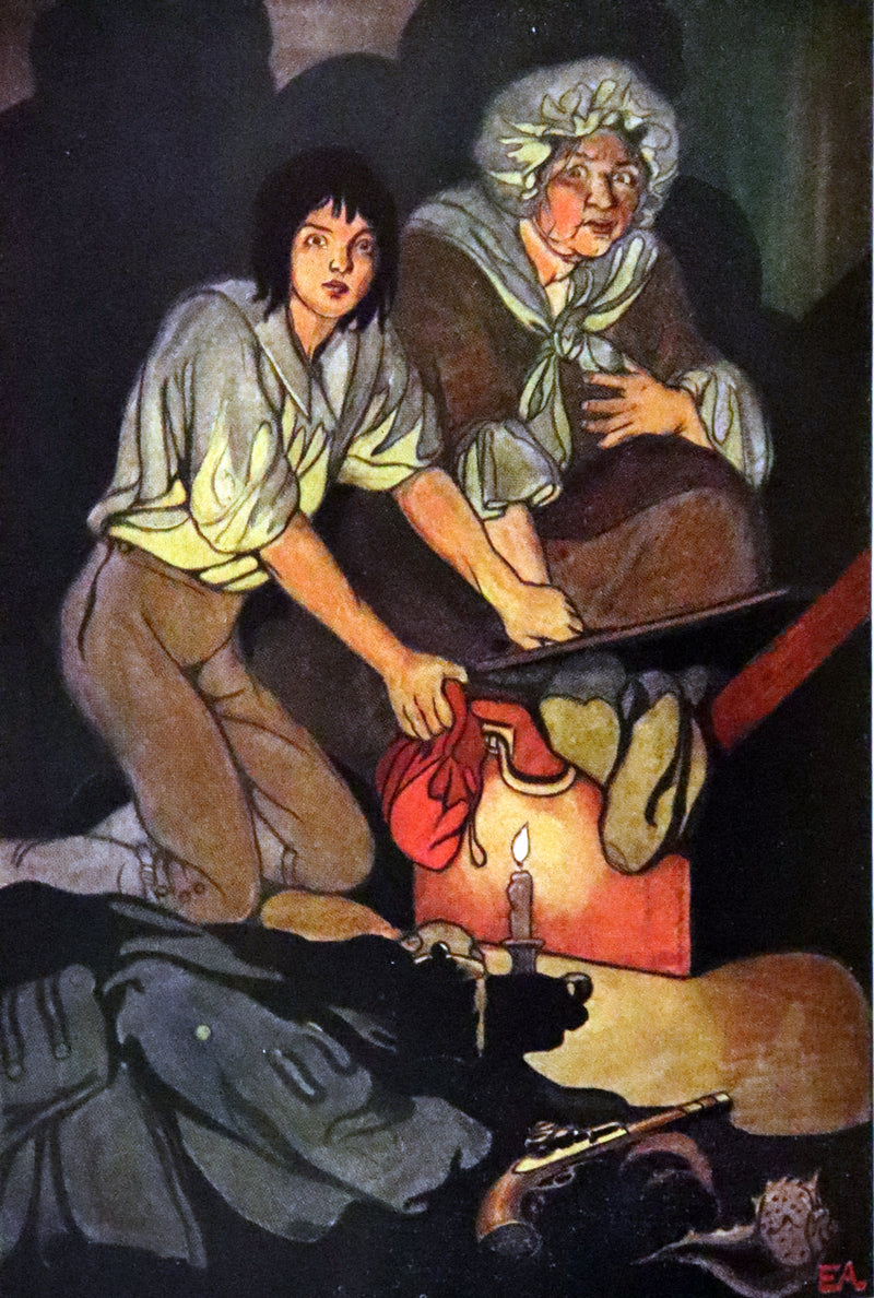 1920 Rare George W. Jacobs Edition - Treasure Island illustrated by Elenore Plaisted Abbott.