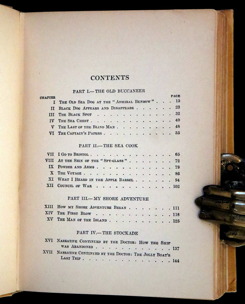 1920 Rare George W. Jacobs Edition - Treasure Island illustrated by Elenore Plaisted Abbott.