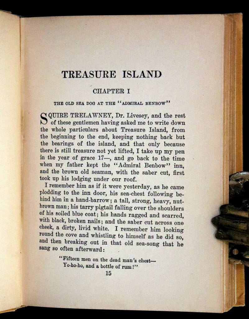 1920 Rare George W. Jacobs Edition - Treasure Island illustrated by Elenore Plaisted Abbott.
