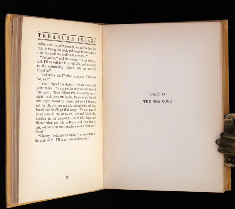1920 Rare George W. Jacobs Edition - Treasure Island illustrated by Elenore Plaisted Abbott.