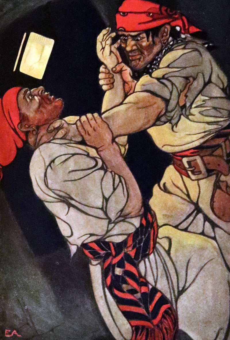 1920 Rare George W. Jacobs Edition - Treasure Island illustrated by Elenore Plaisted Abbott.