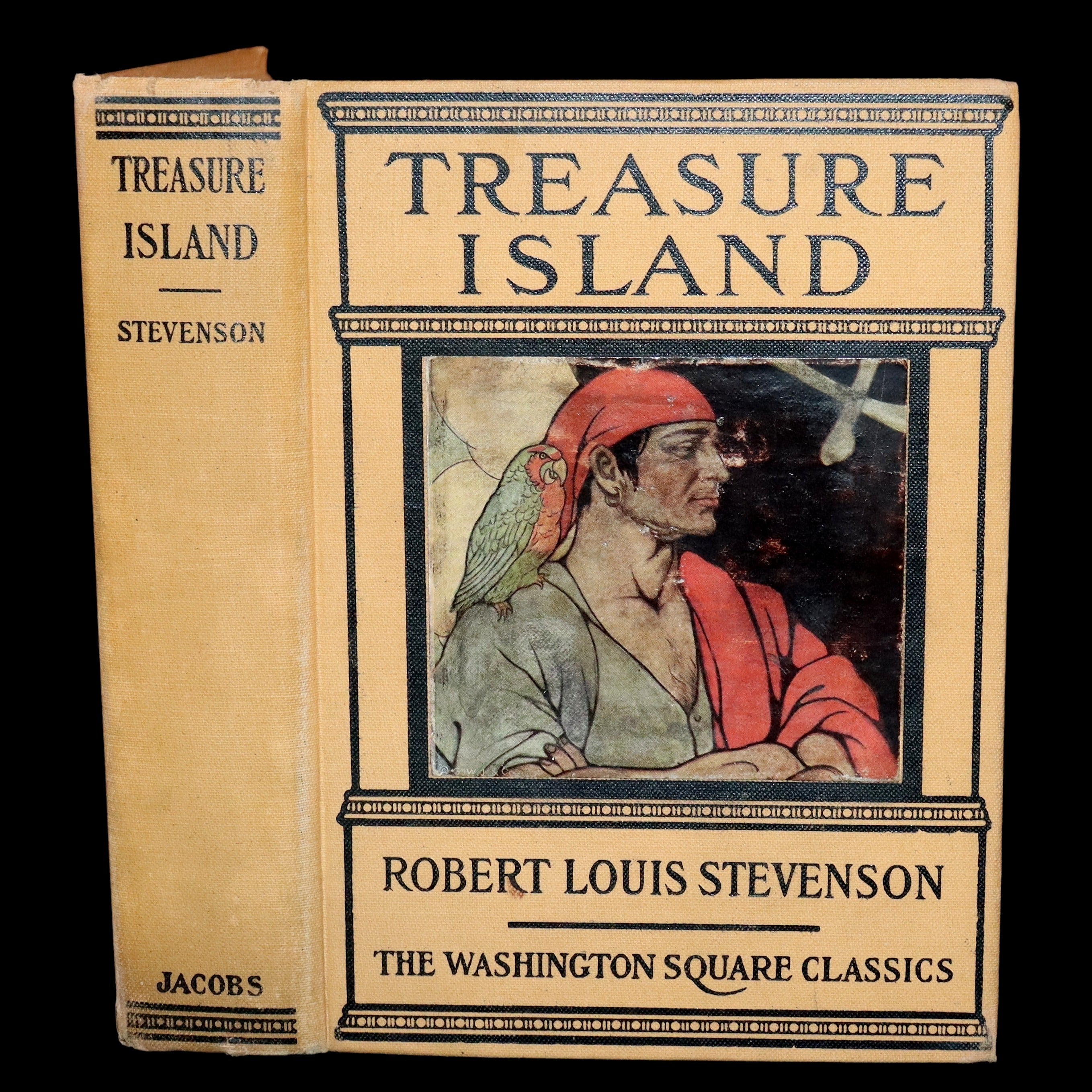 1920 Rare George W. Jacobs Edition - Treasure Island illustrated