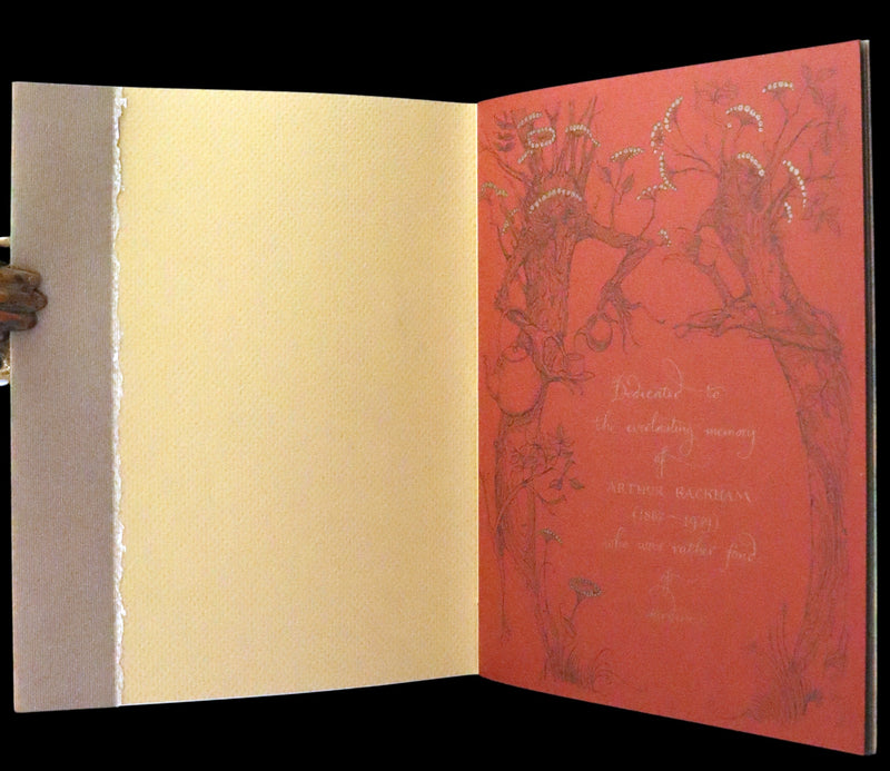 2009 Scarce Signed First Edition - The Fairy Market by Charles van Sandwyk dedicated to Arthur Rackham.