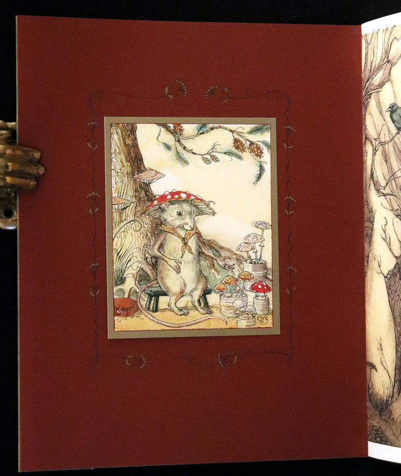 2009 Scarce Signed First Edition - The Fairy Market by Charles van Sandwyk dedicated to Arthur Rackham.