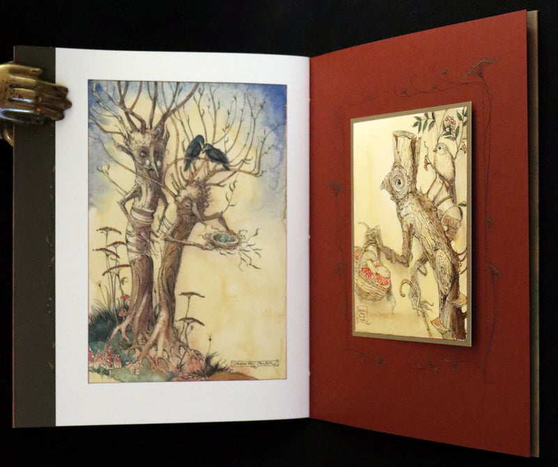 2009 Scarce Signed First Edition - The Fairy Market by Charles van Sandwyk dedicated to Arthur Rackham.