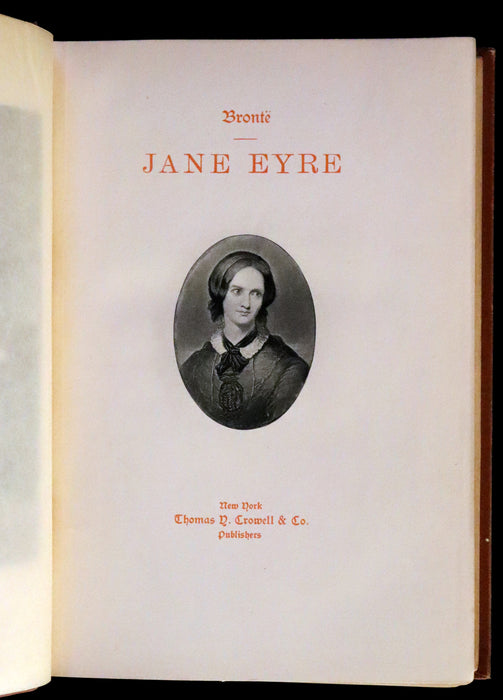 1890 Rare Victorian Edition - Jane Eyre. An Autobiography by Charlotte Brontë. Illustrated.