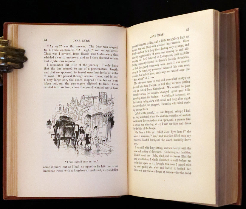 1890 Rare Victorian Edition - Jane Eyre. An Autobiography by Charlotte Brontë. Illustrated.