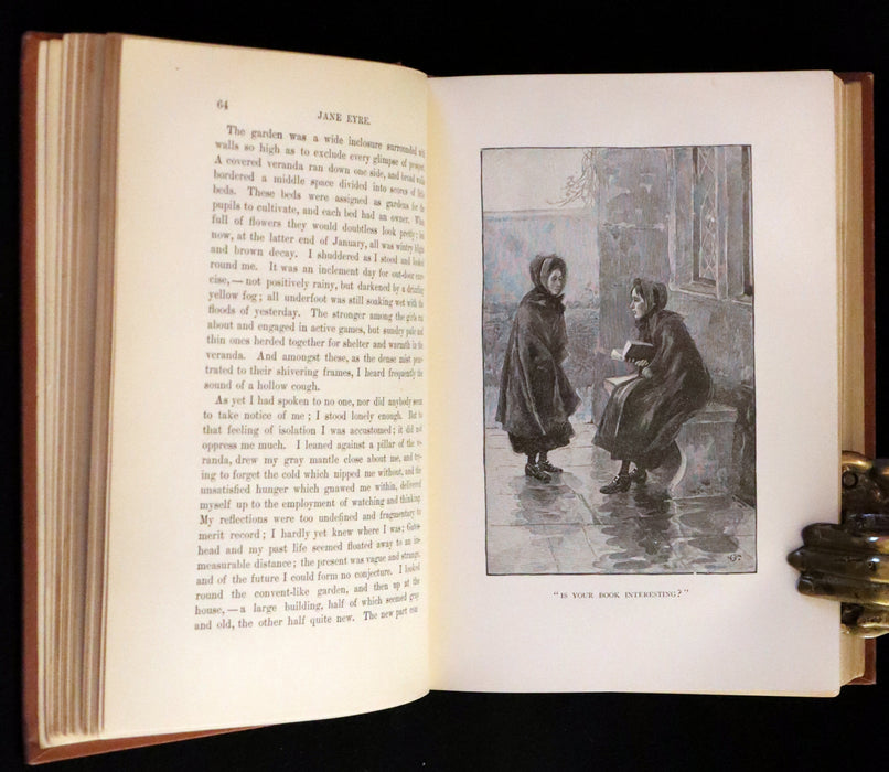 1890 Rare Victorian Edition - Jane Eyre. An Autobiography by Charlotte Brontë. Illustrated.