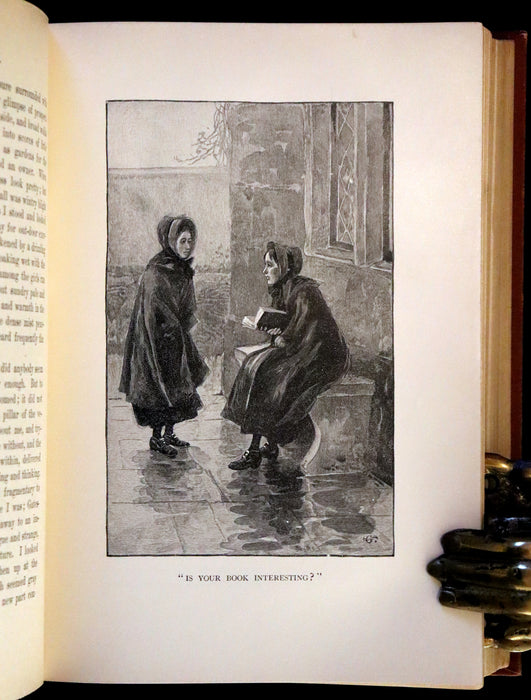 1890 Rare Victorian Edition - Jane Eyre. An Autobiography by Charlotte Brontë. Illustrated.