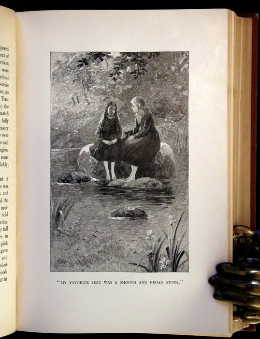 1890 Rare Victorian Edition - Jane Eyre. An Autobiography by Charlotte Brontë. Illustrated.