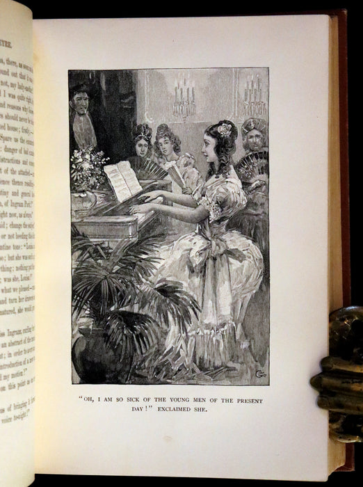 1890 Rare Victorian Edition - Jane Eyre. An Autobiography by Charlotte Brontë. Illustrated.