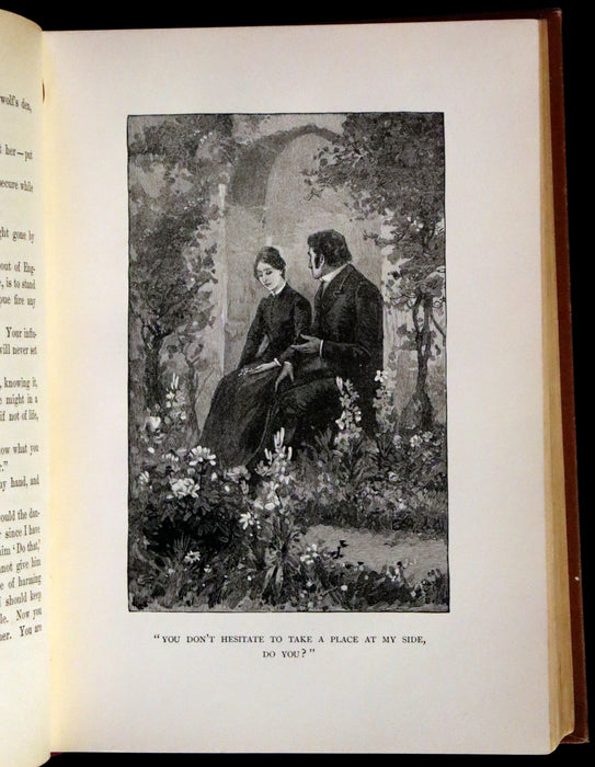 1890 Rare Victorian Edition - Jane Eyre. An Autobiography by Charlotte Brontë. Illustrated.