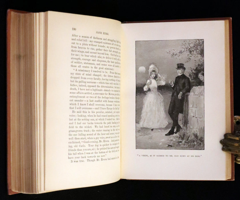 1890 Rare Victorian Edition - Jane Eyre. An Autobiography by Charlotte Brontë. Illustrated.