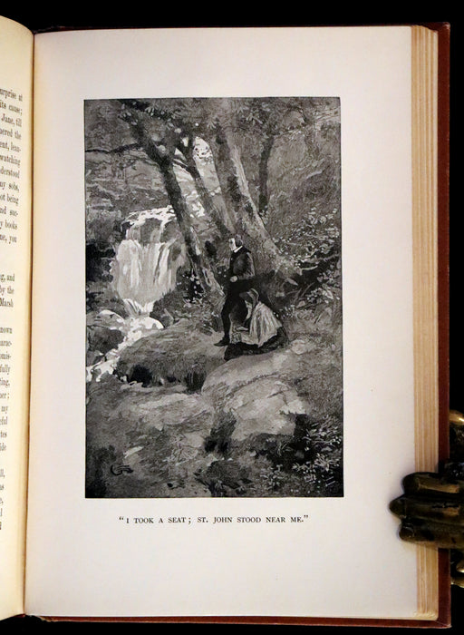 1890 Rare Victorian Edition - Jane Eyre. An Autobiography by Charlotte Brontë. Illustrated.