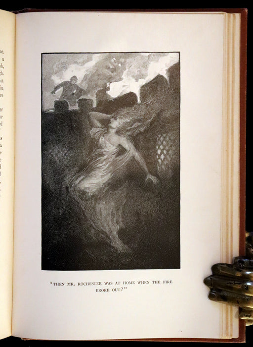 1890 Rare Victorian Edition - Jane Eyre. An Autobiography by Charlotte Brontë. Illustrated.