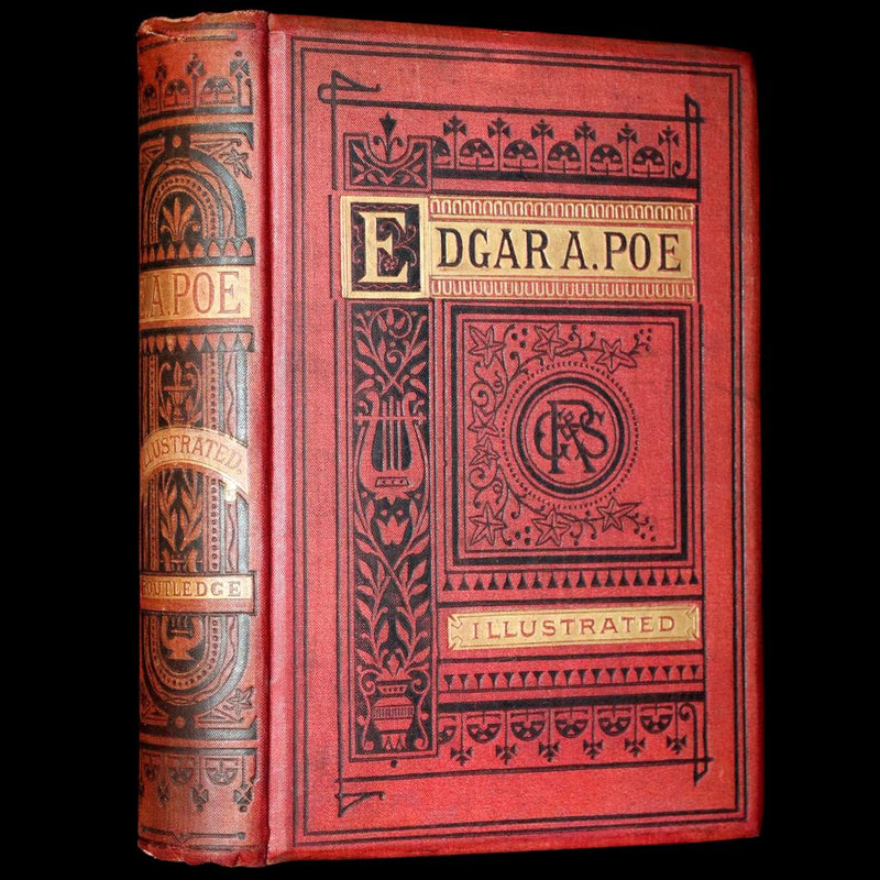 1875 Rare Victorian Edition - Complete Poems by Edgar Allan POE (The Raven, Lenore, Ulalume, ...).